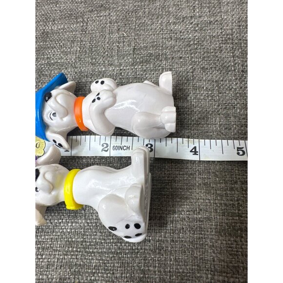Vintage Disney 101 Dalmatians Puppy Figurines Set Of 3 - Picture 12 of 13
